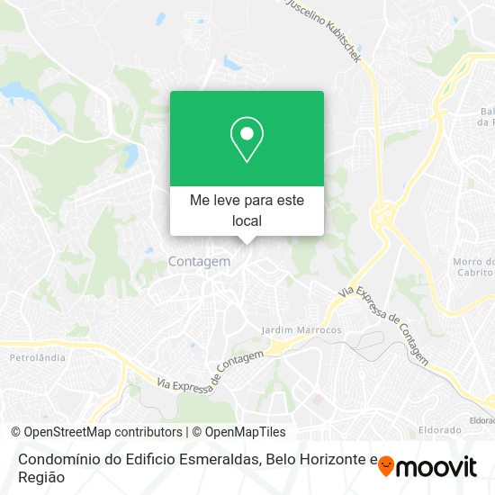 Condomínio do Edificio Esmeraldas mapa