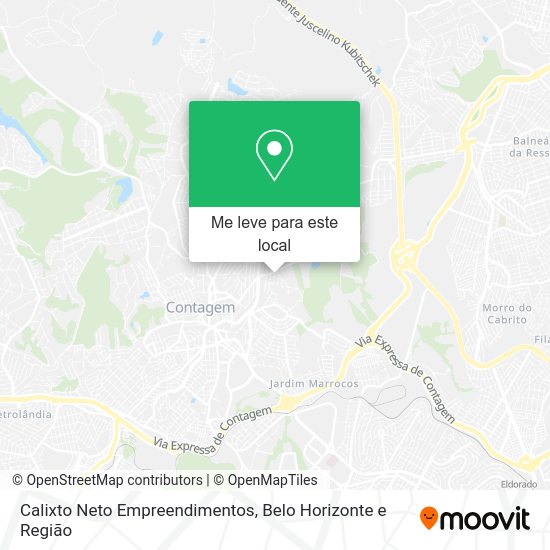 Calixto Neto Empreendimentos mapa