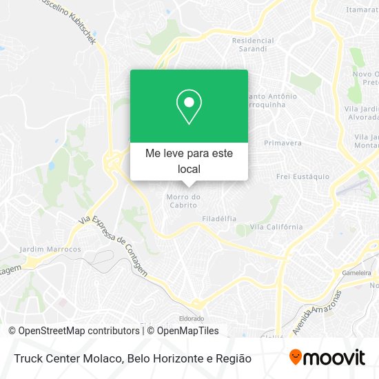 Truck Center Molaco mapa