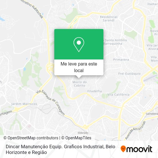 Dincar Manutenção Equip. Graficos Industrial mapa