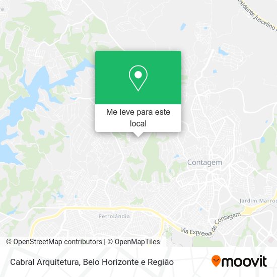 Cabral Arquitetura mapa