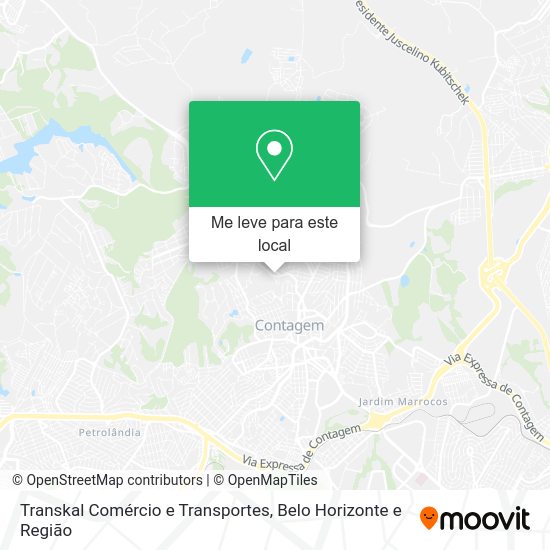 Transkal Comércio e Transportes mapa