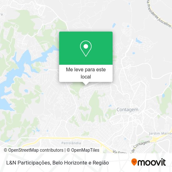 L&N Participações mapa