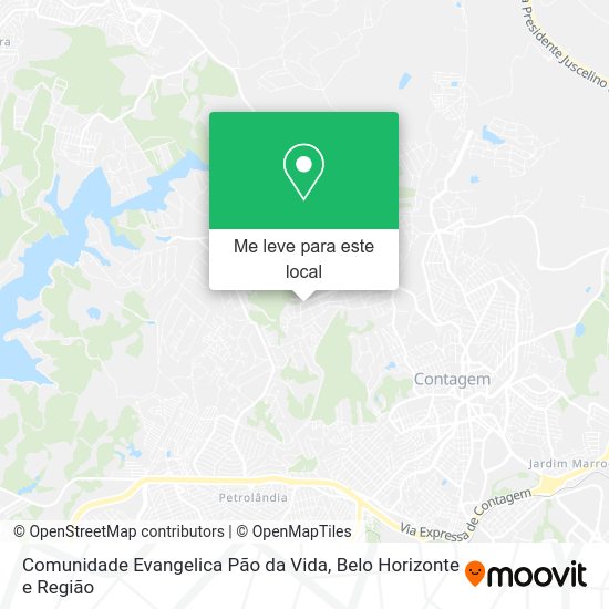 Comunidade Evangelica Pão da Vida mapa