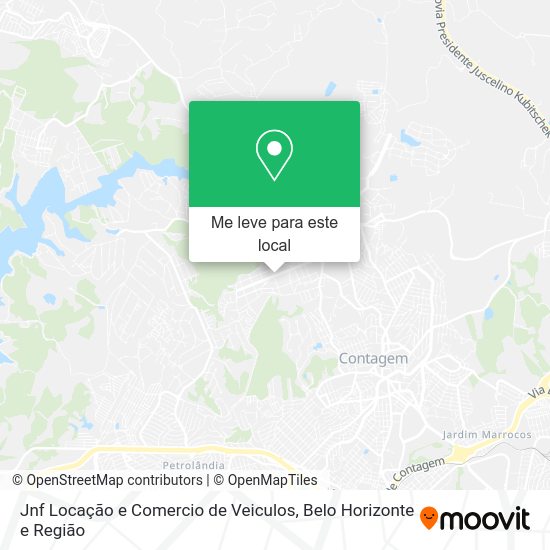 Jnf Locação e Comercio de Veiculos mapa