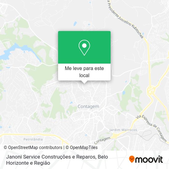 Janoni Service Construções e Reparos mapa