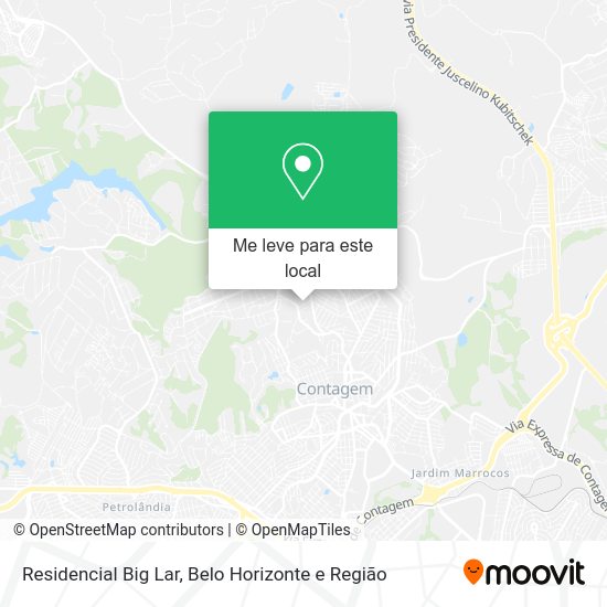 Residencial Big Lar mapa
