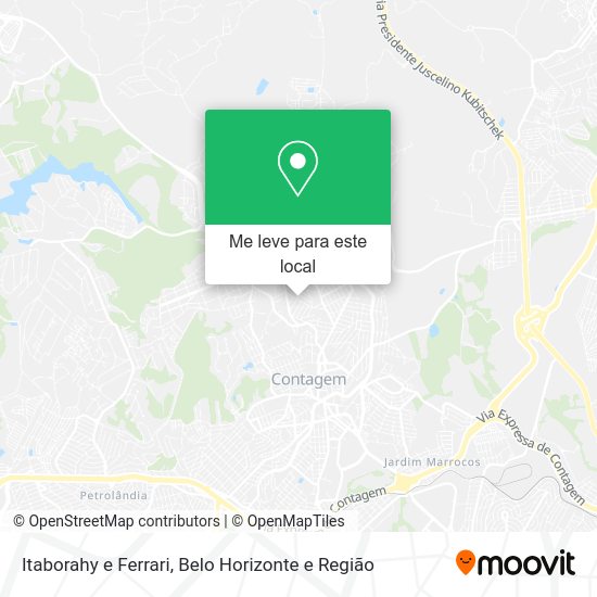 Itaborahy e Ferrari mapa
