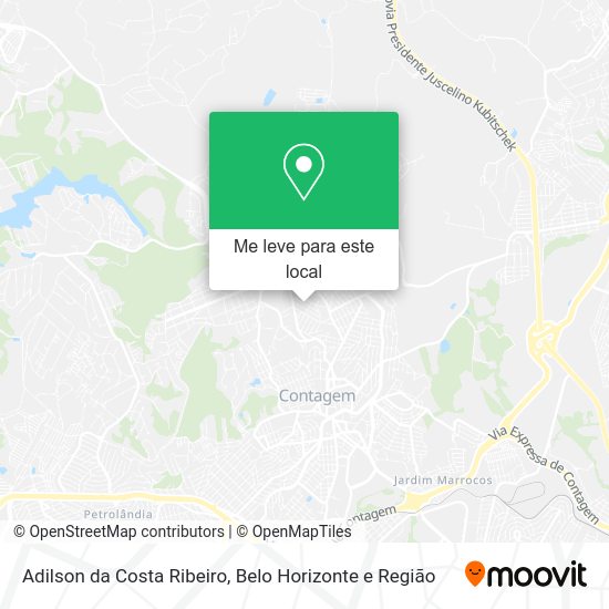 Adilson da Costa Ribeiro mapa