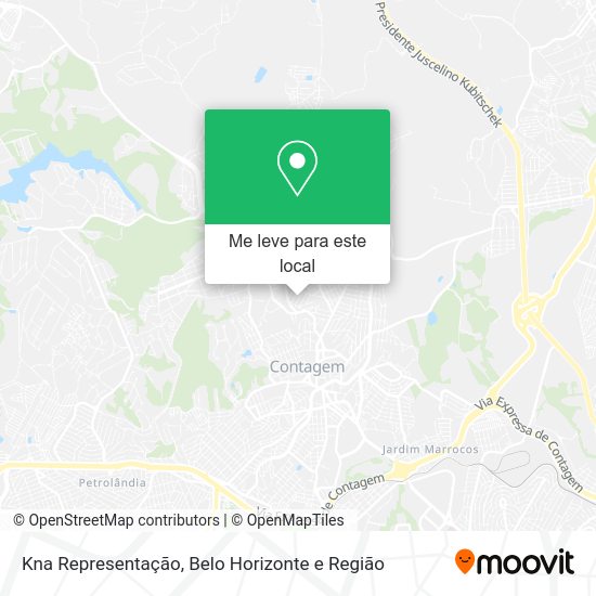 Kna Representação mapa