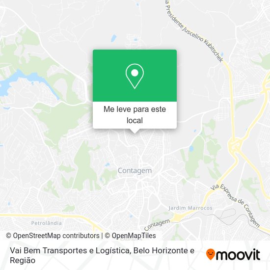 Vai Bem Transportes e Logística mapa