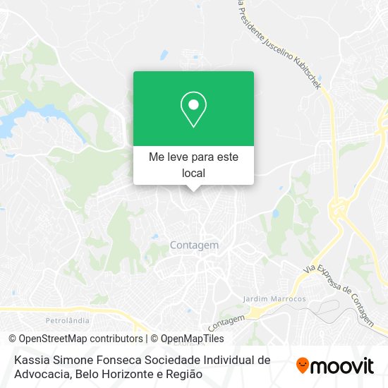Kassia Simone Fonseca Sociedade Individual de Advocacia mapa