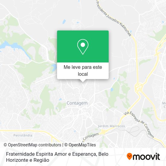 Fraternidade Espirita Amor e Esperança mapa