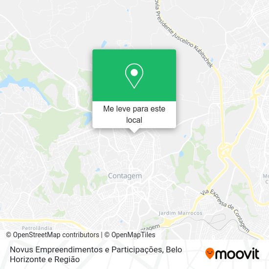 Novus Empreendimentos e Participações mapa