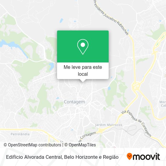 Edifício Alvorada Central mapa
