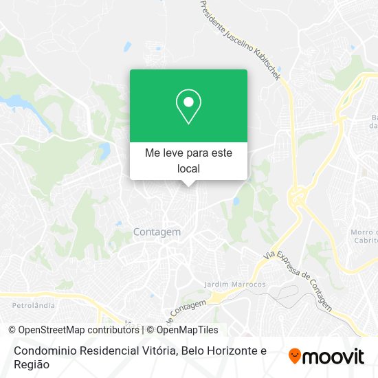 Condominio Residencial Vitória mapa