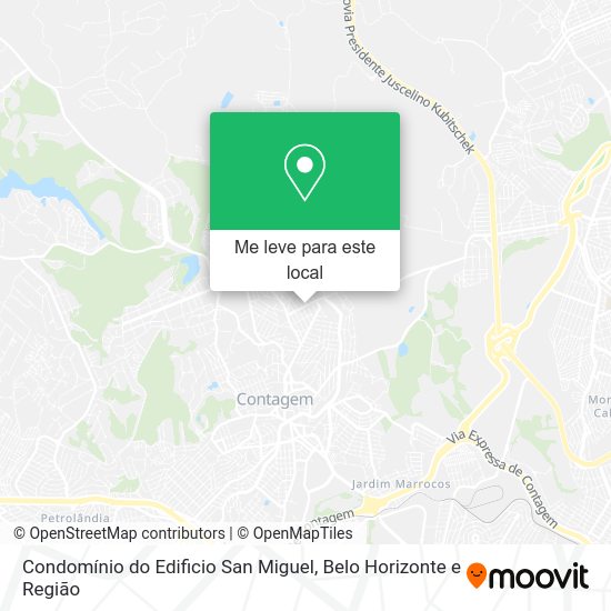 Condomínio do Edificio San Miguel mapa