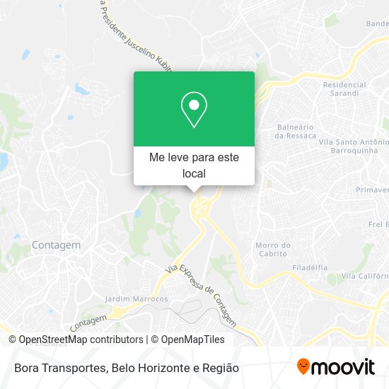Bora Transportes mapa