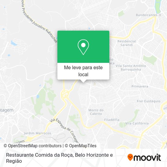 Restaurante Comida da Roça mapa
