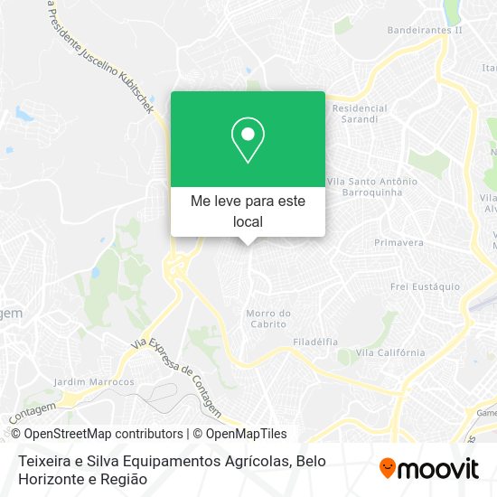Teixeira e Silva Equipamentos Agrícolas mapa