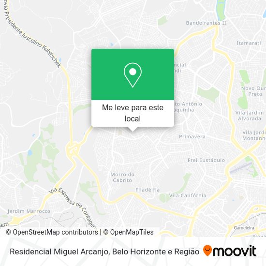 Residencial Miguel Arcanjo mapa