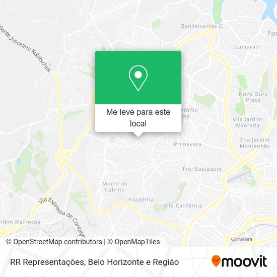RR Representações mapa