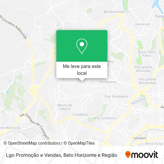 Lgo Promoção e Vendas mapa