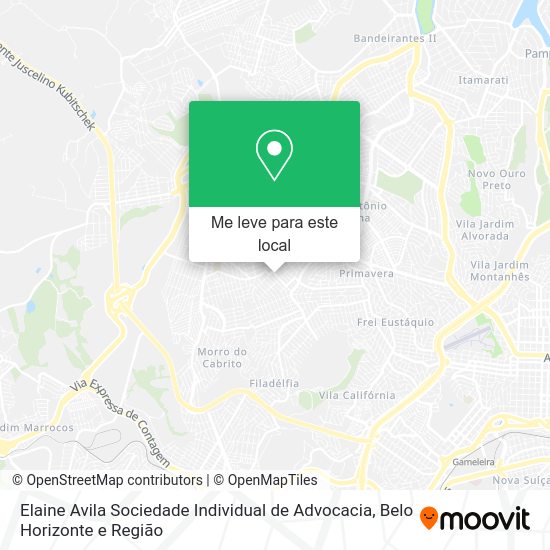 Elaine Avila Sociedade Individual de Advocacia mapa