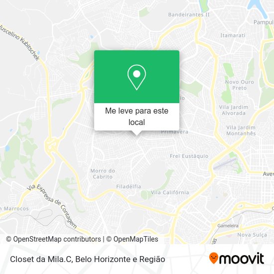 Closet da Mila.C mapa