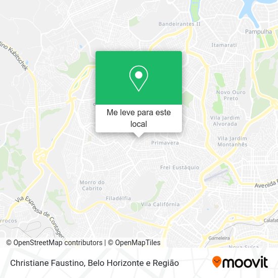 Christiane Faustino mapa