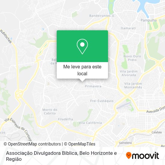 Associação Divulgadora Biblica mapa