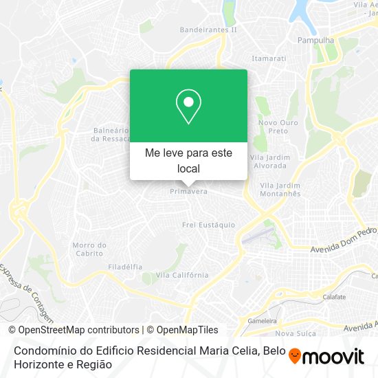 Condomínio do Edificio Residencial Maria Celia mapa