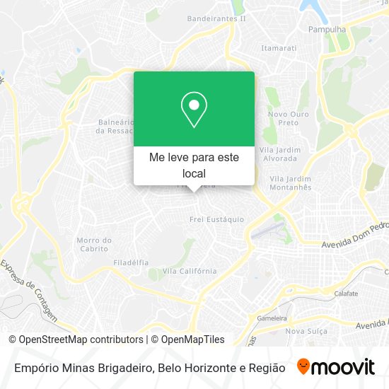 Empório Minas Brigadeiro mapa
