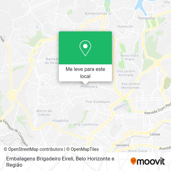 Embalagens Brigadeiro Eireli mapa