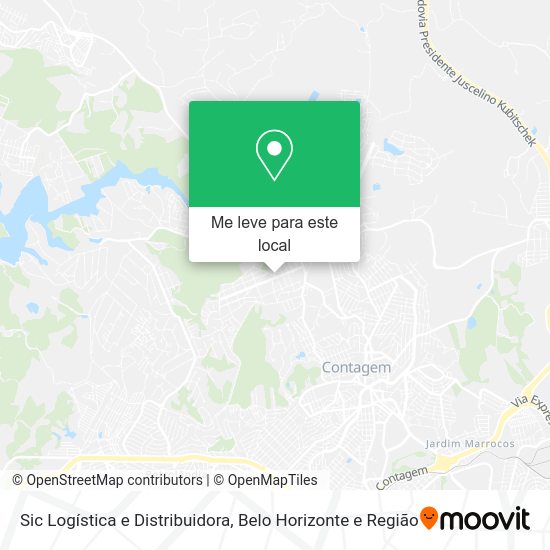 Sic Logística e Distribuidora mapa
