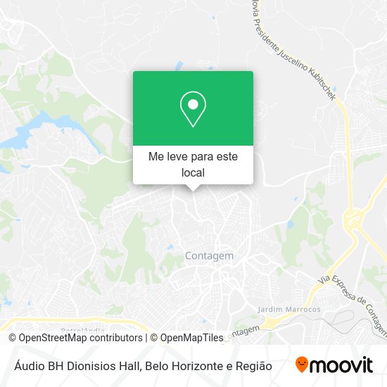 Áudio BH Dionisios Hall mapa