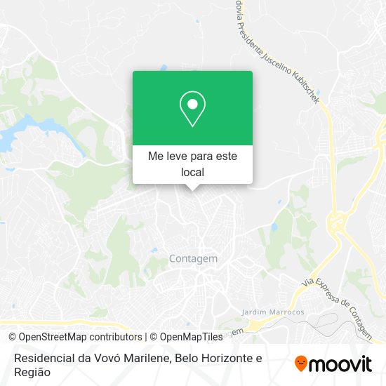 Residencial da Vovó Marilene mapa