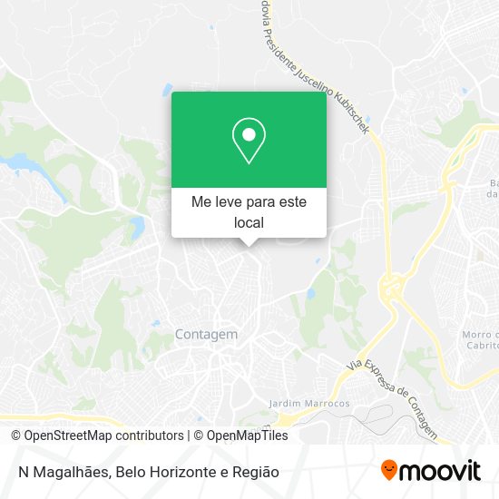 N Magalhães mapa