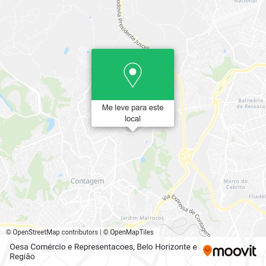 Oesa Comércio e Representacoes mapa
