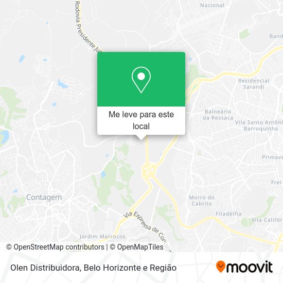 Olen Distribuidora mapa