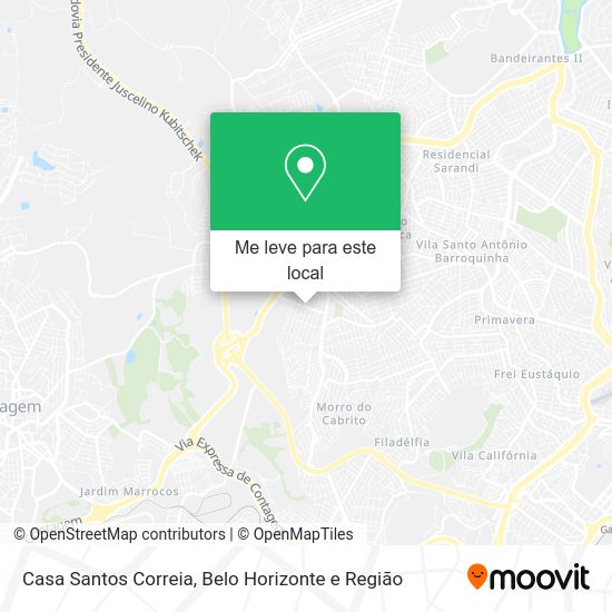 Casa Santos Correia mapa