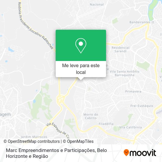 Marc Empreendimentos e Participações mapa