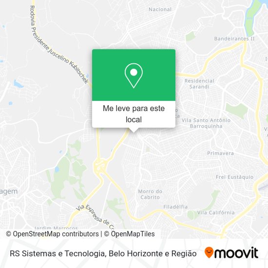 RS Sistemas e Tecnologia mapa