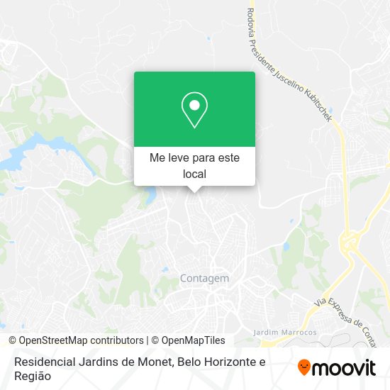 Residencial Jardins de Monet mapa