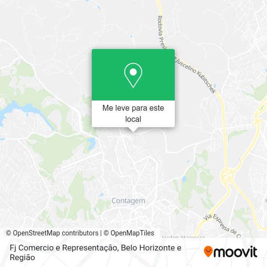 Fj Comercio e Representação mapa