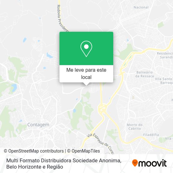 Multi Formato Distribuidora Sociedade Anonima mapa