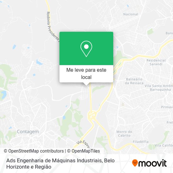 Ads Engenharia de Máquinas Industriais mapa