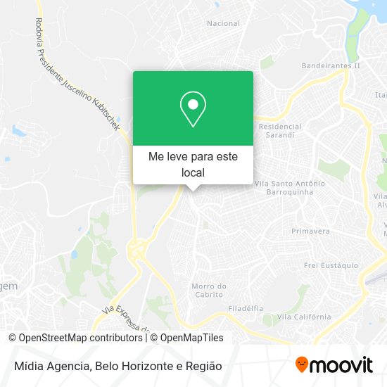 Mídia Agencia mapa