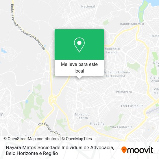 Nayara Matos Sociedade Individual de Advocacia mapa
