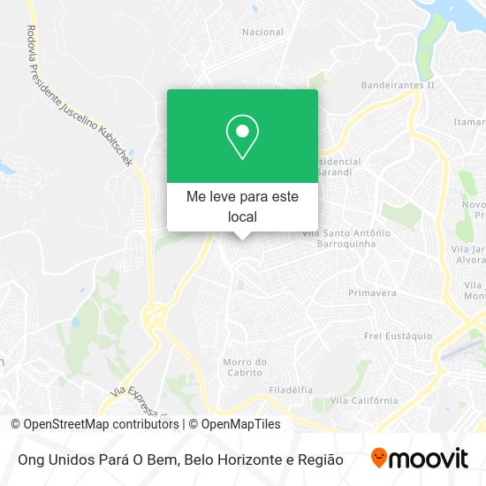 Ong Unidos Pará O Bem mapa